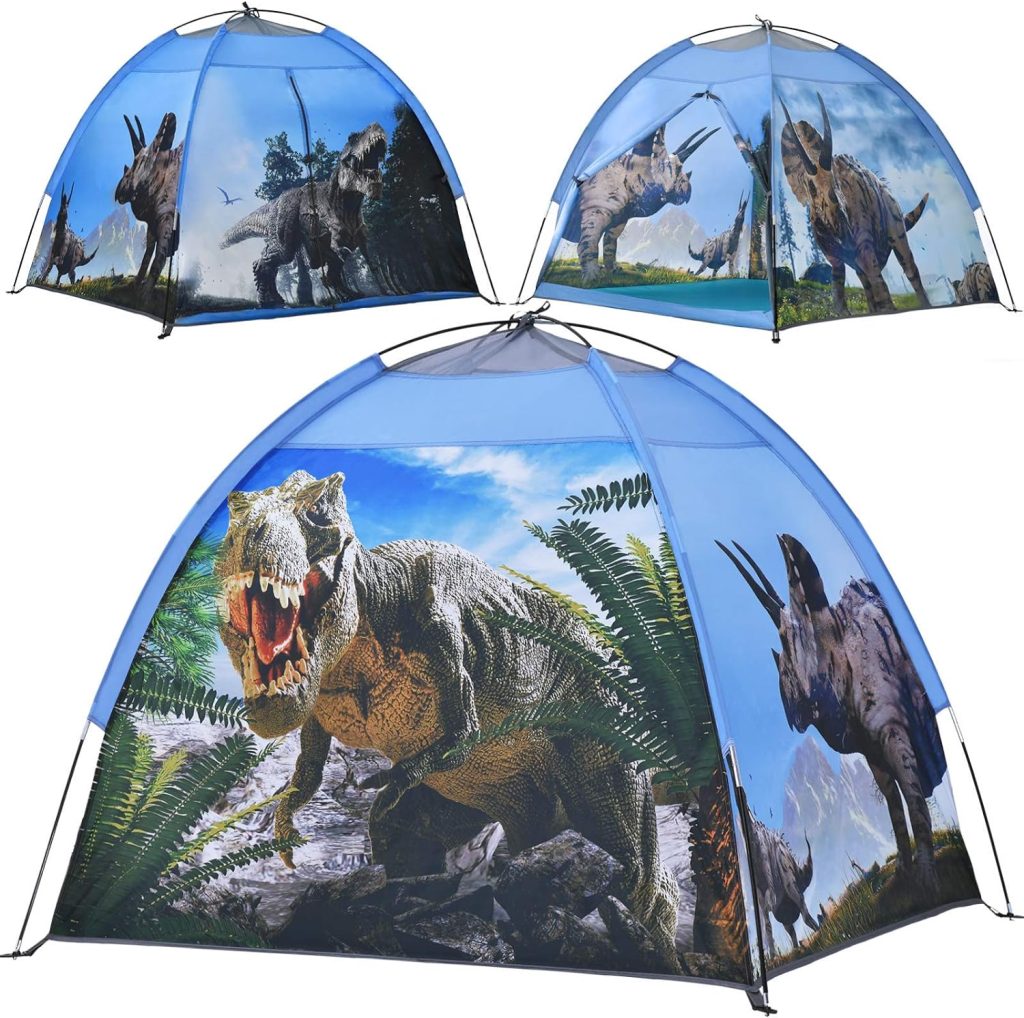 dinosaur camping tent