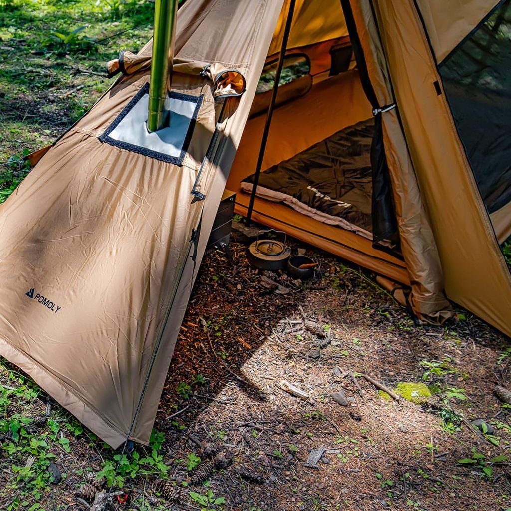 hot tent camping