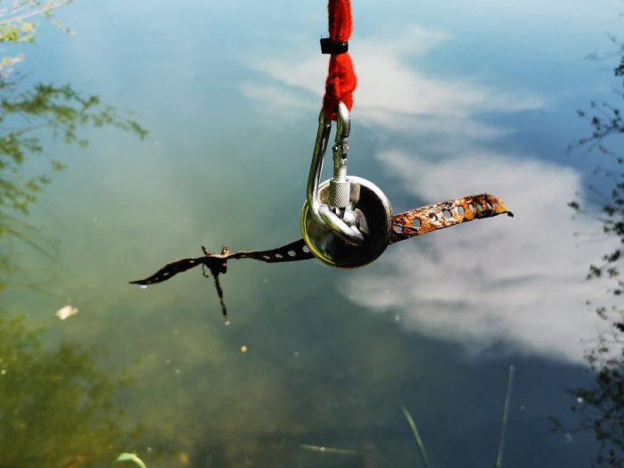 magnet fishing