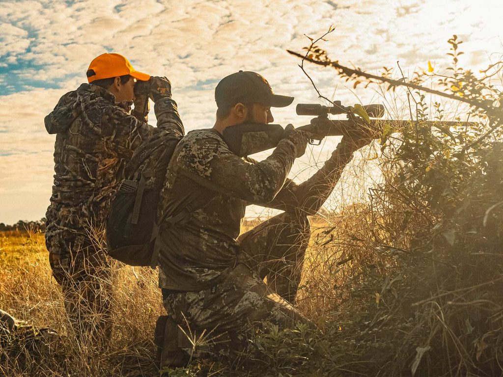 there are several ways to carry a firearm while hunting. which carry gives the best control?