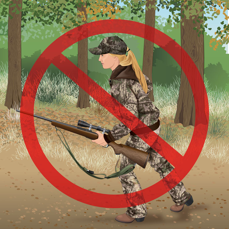 there are several ways to carry a firearm while hunting. which carry gives the best control?