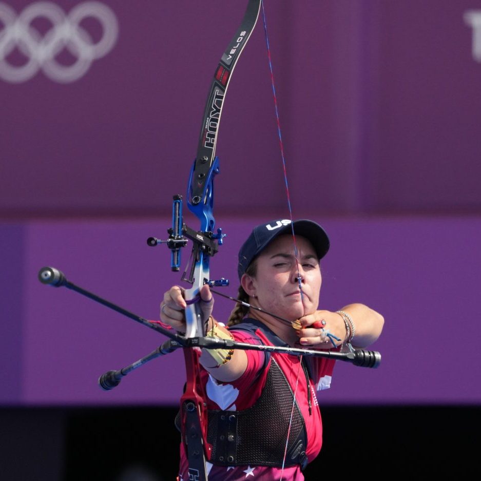 how far is olympic archery