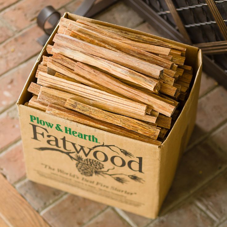 fatwood fire starter