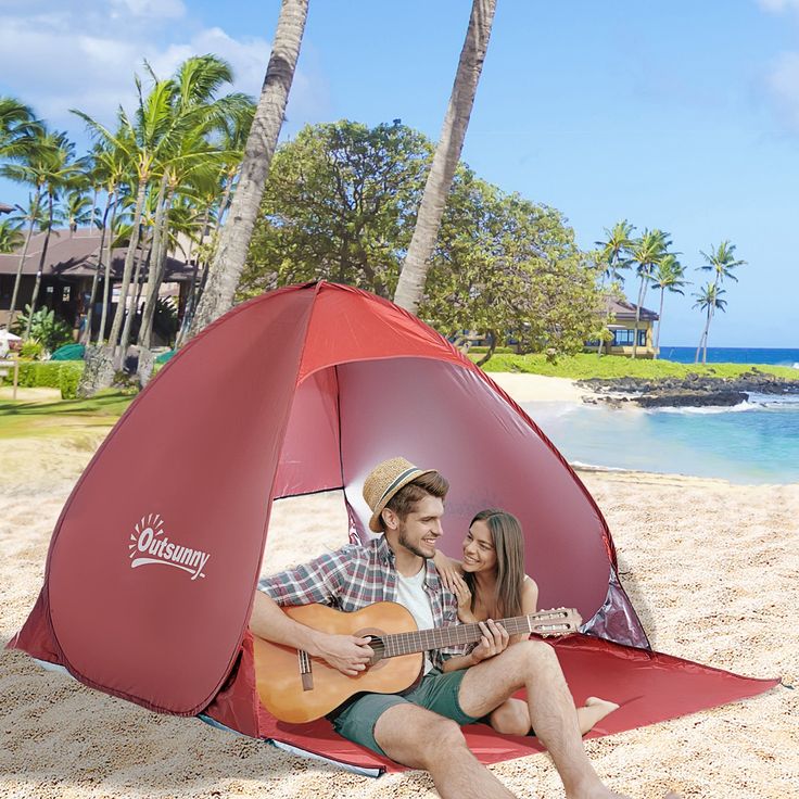 how to fold a pop up beach tent