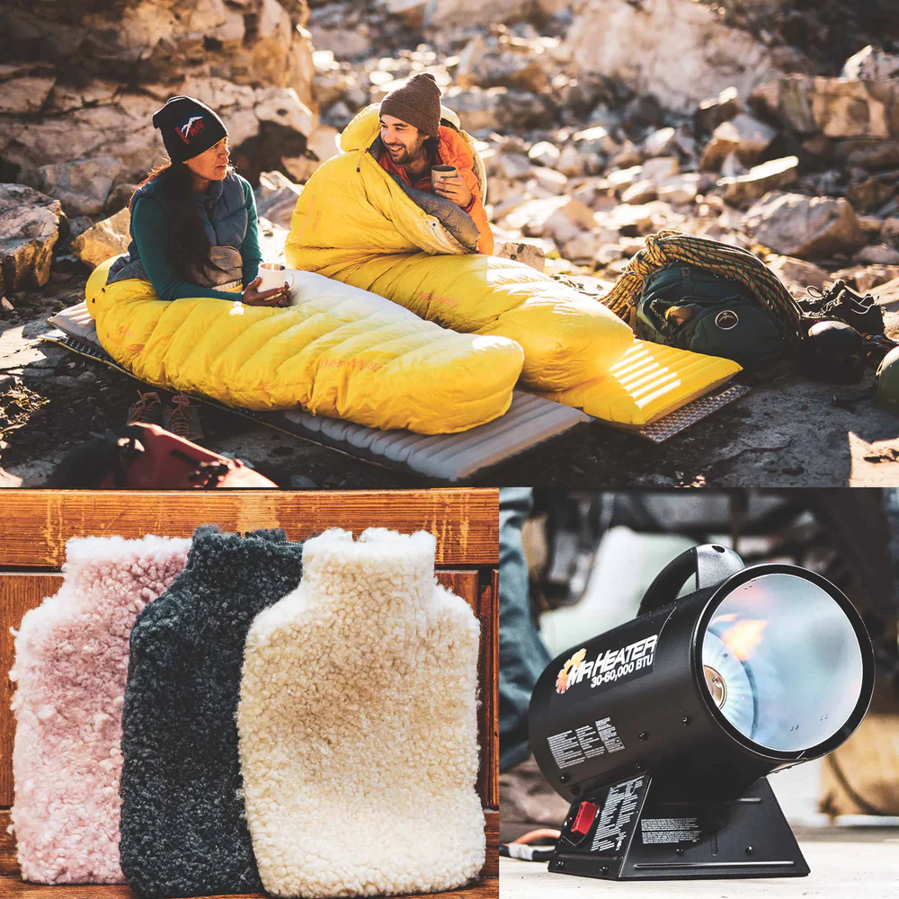 how to keep a tent warm
