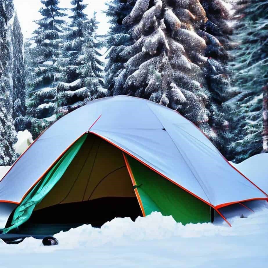 how to keep a tent warm