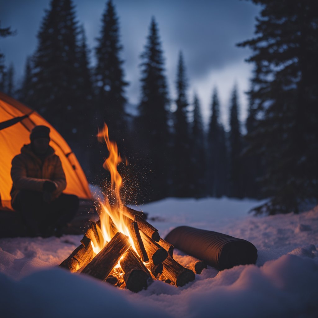 how to keep a tent warm