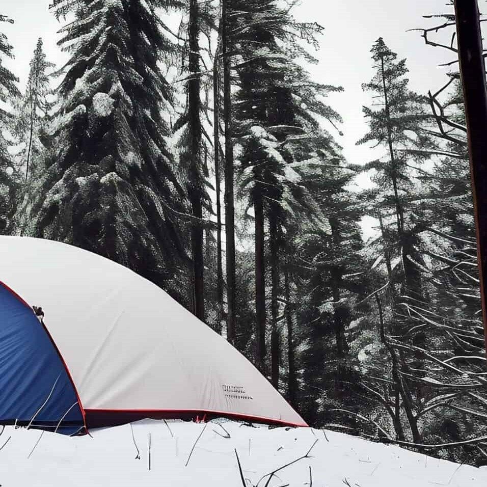 how to keep a tent warm