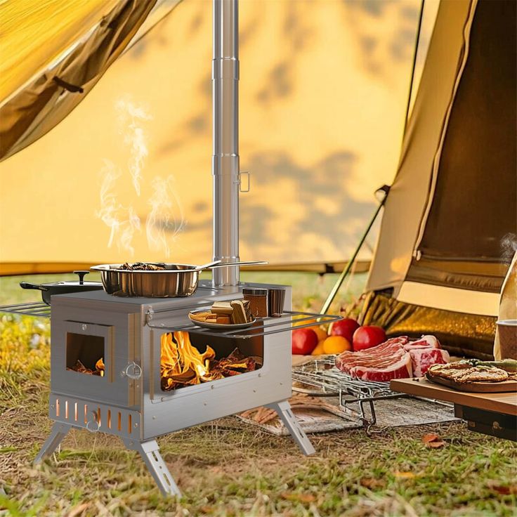 camping wood stove