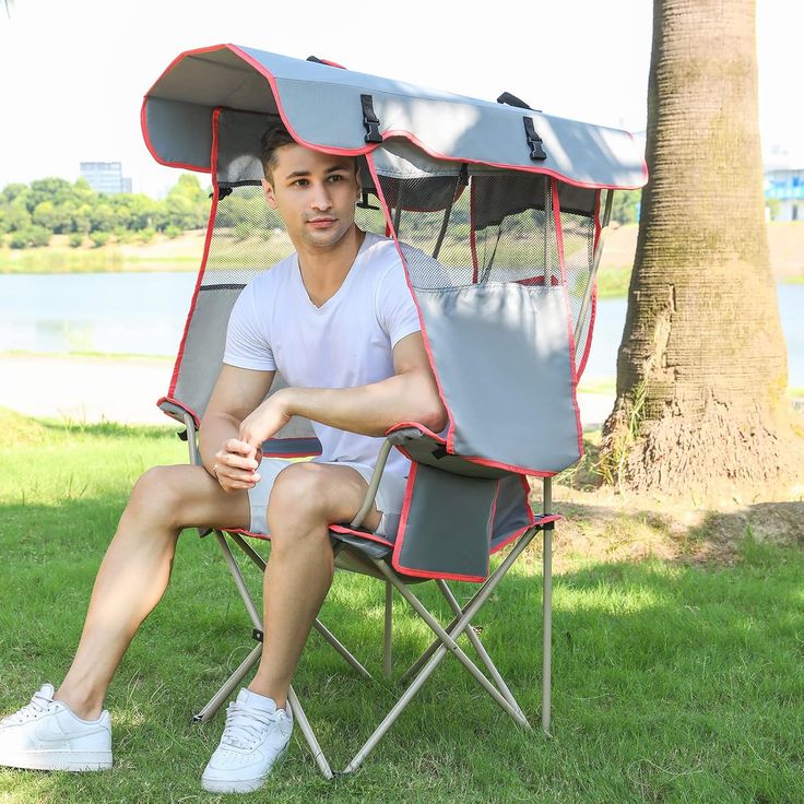 camp chair with shade