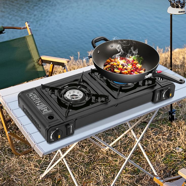 2 burner camping stove