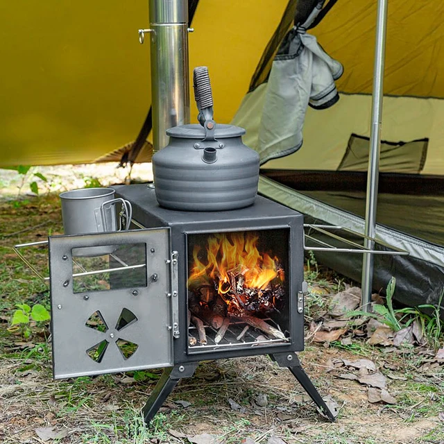 camping tent stove