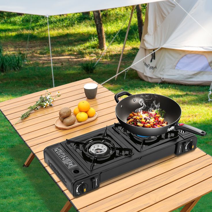 2 burner camping stove