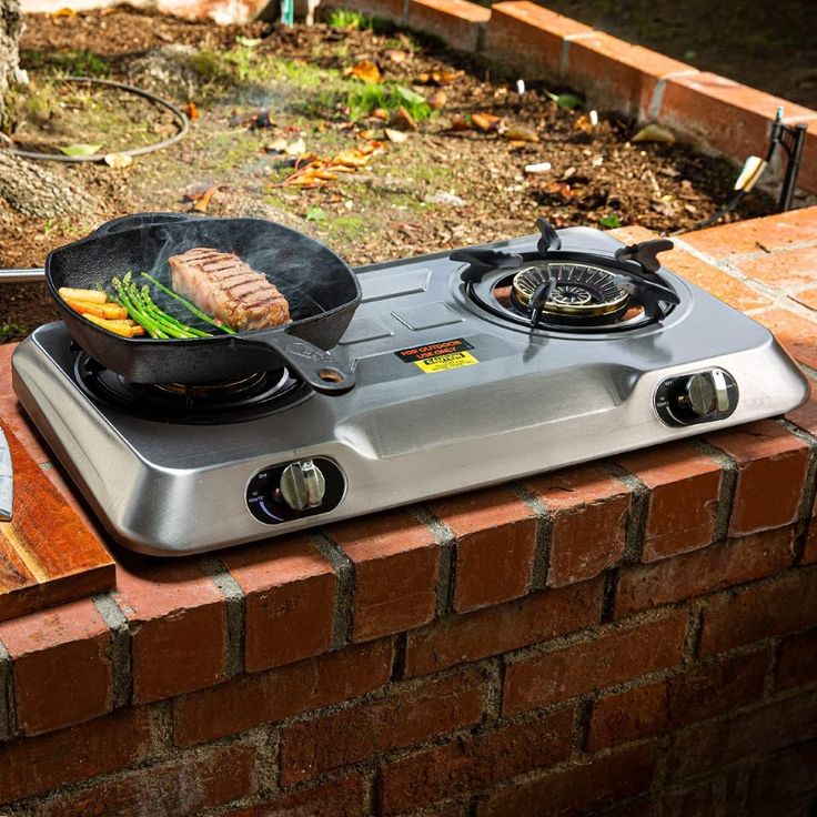 2 burner camping stove