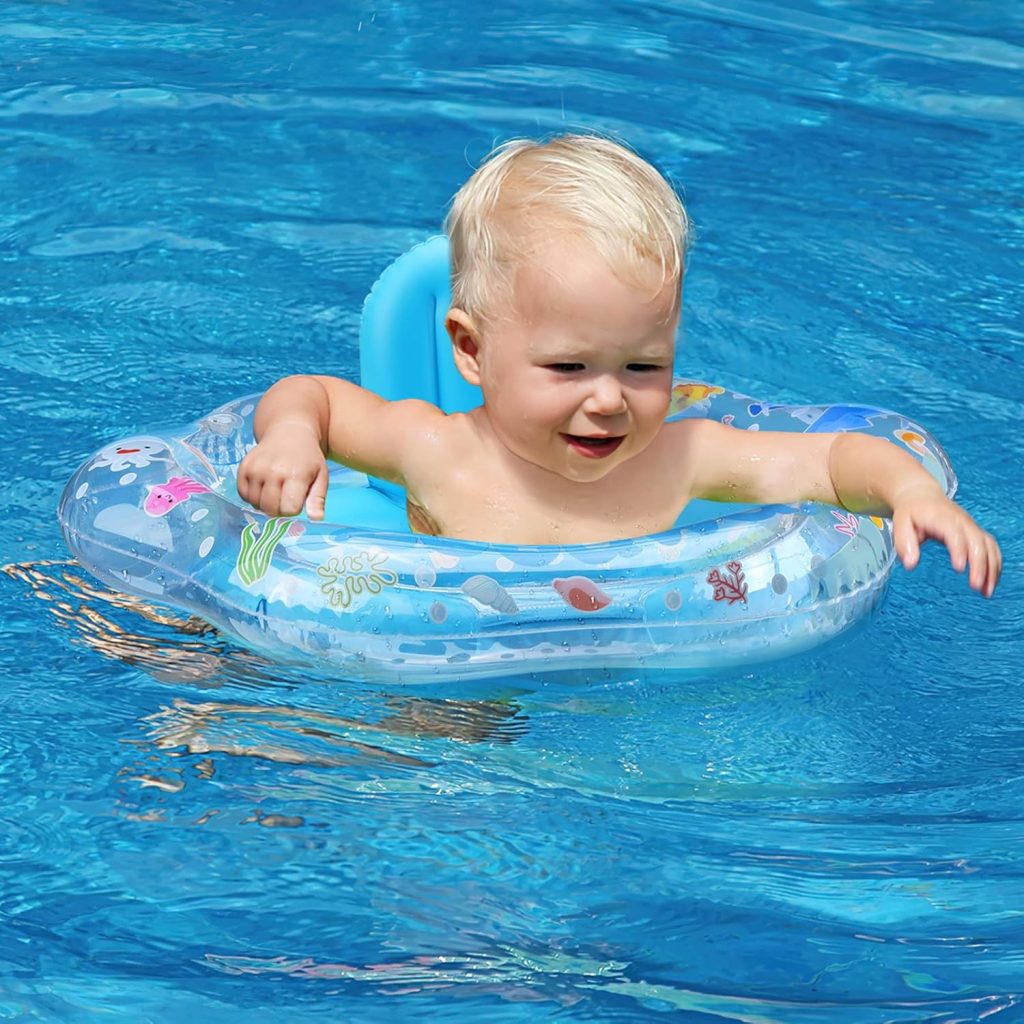 swimming or floating