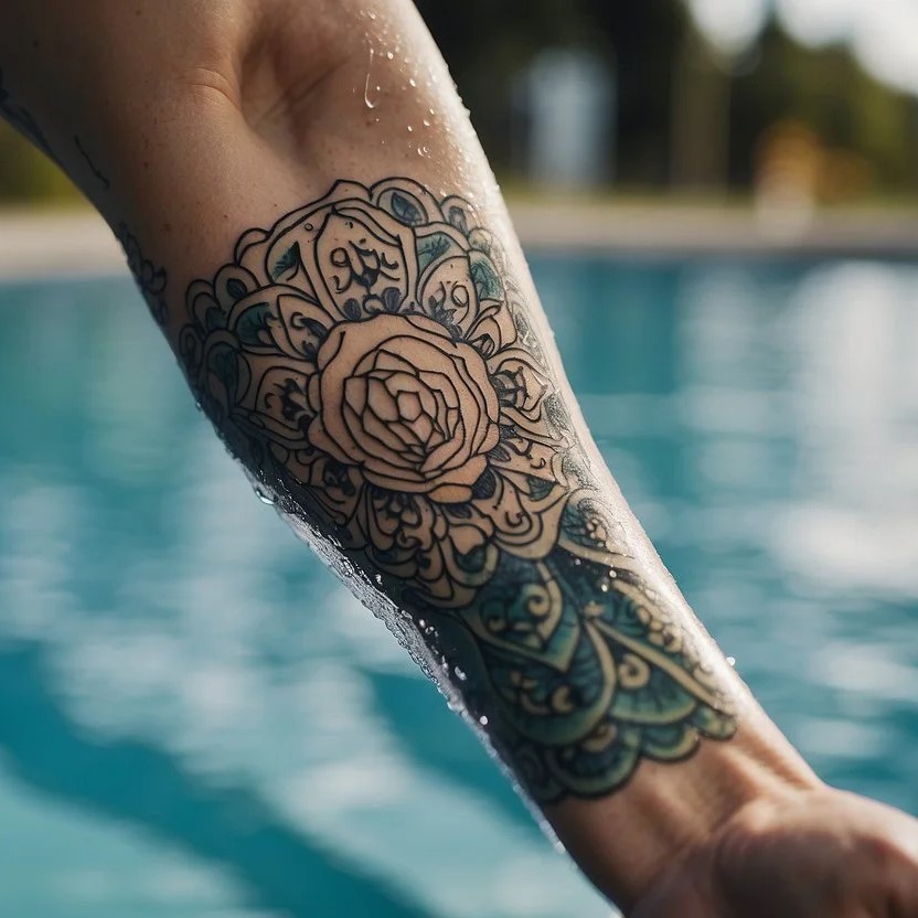 waterproof a tattoo for swimming