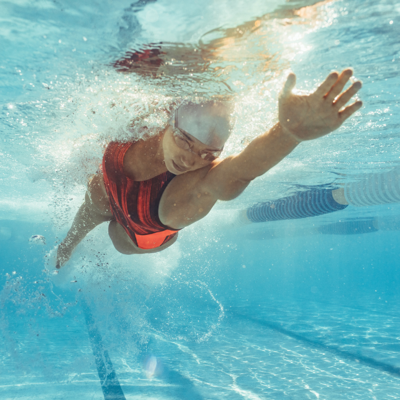 freestyle swimming