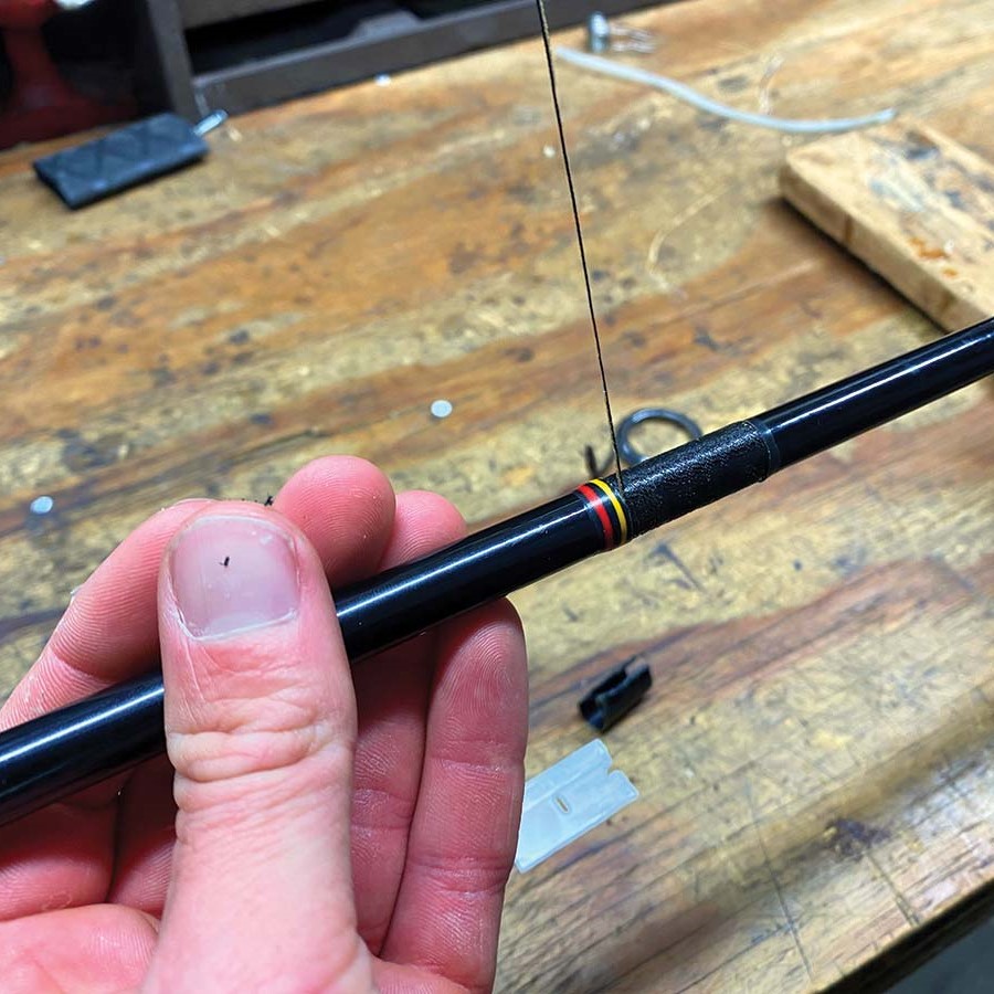 fix a broken fishing rod