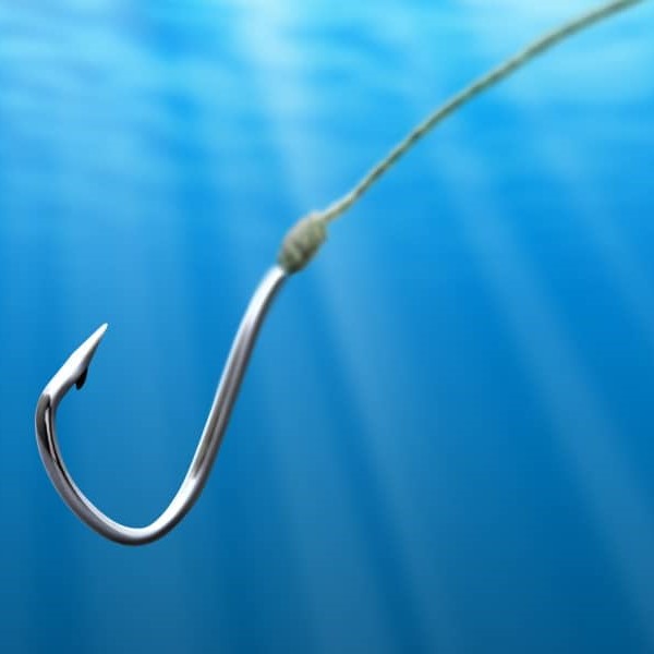 how to put hook on fishing rod