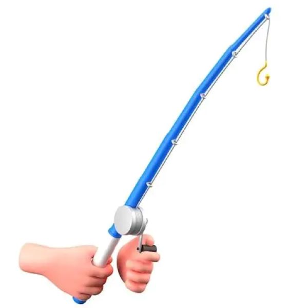 how to hold fishing rod