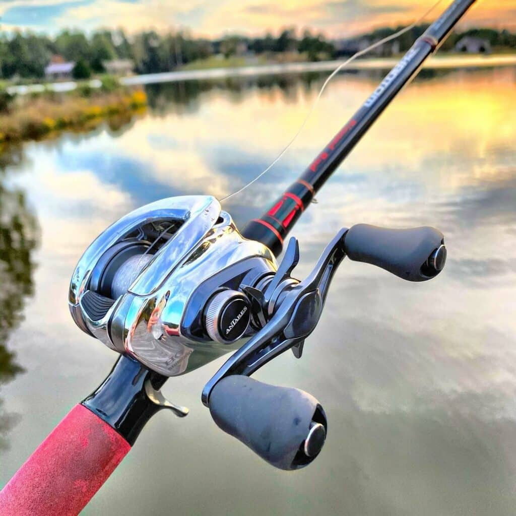 cast fishing rod