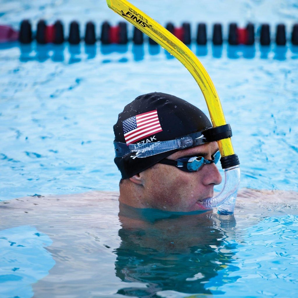 how many laps is a mile swimming