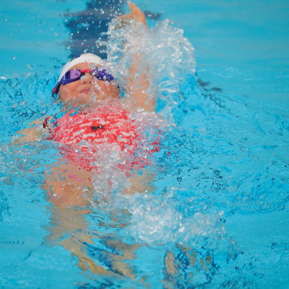 backstroke swimming