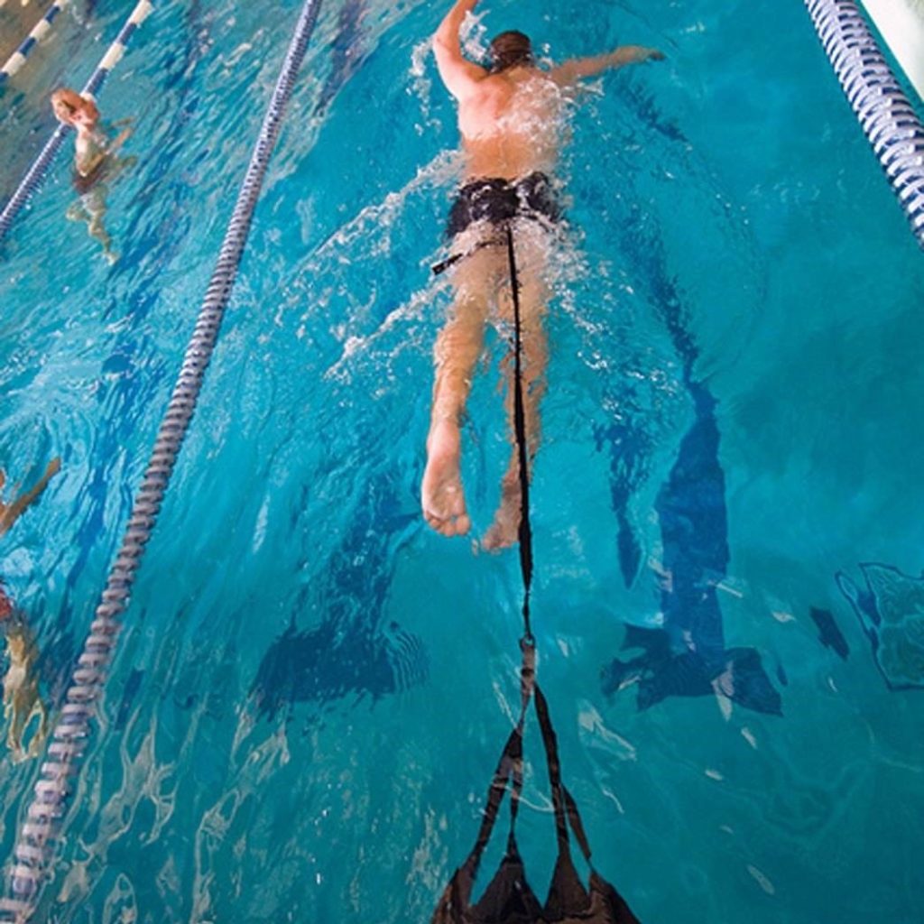 what muscles does swimming work