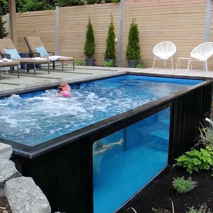 shipping container swimming pool