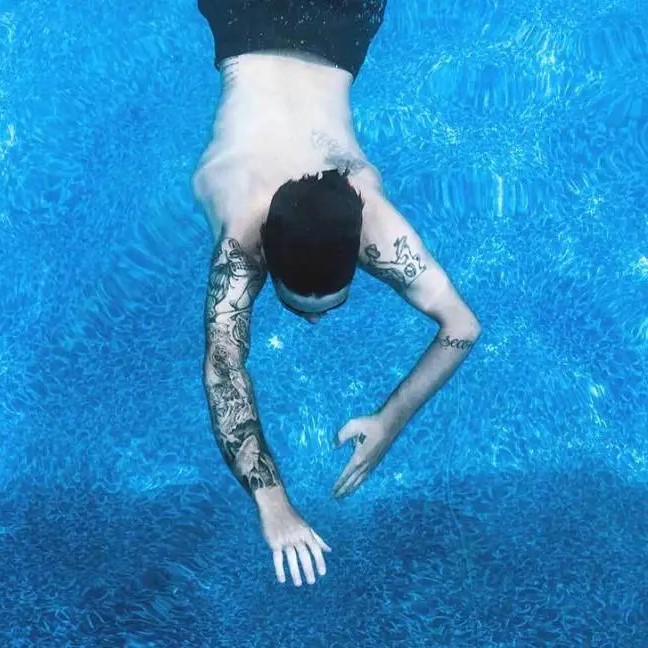 swimming after getting a tattoo