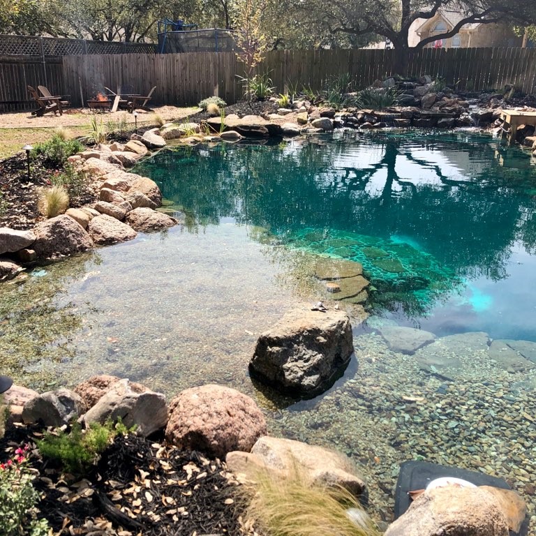 natural swimming pond