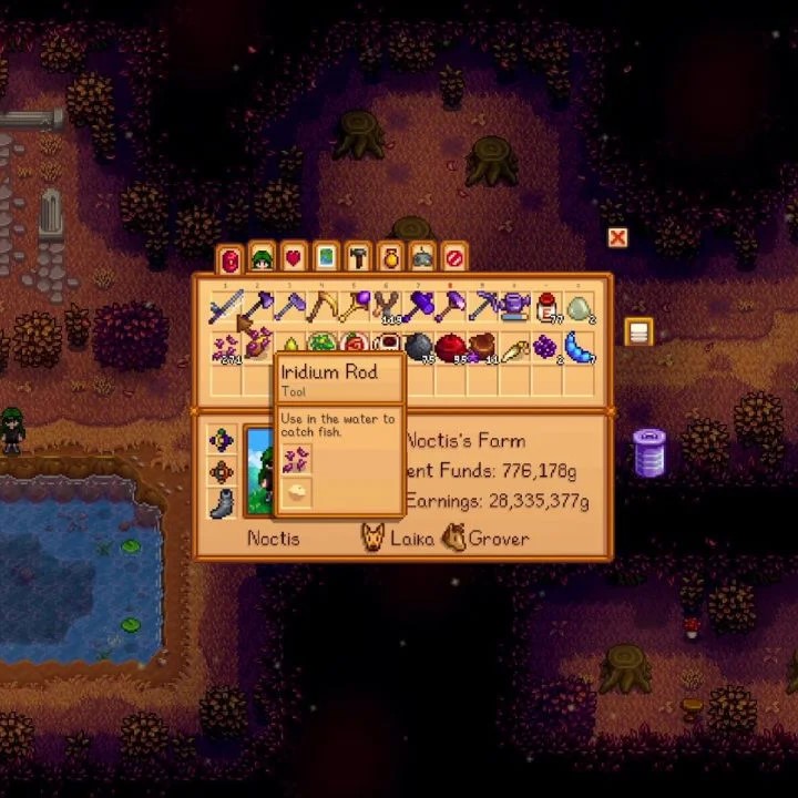 attach bait to fishing rod stardew valley