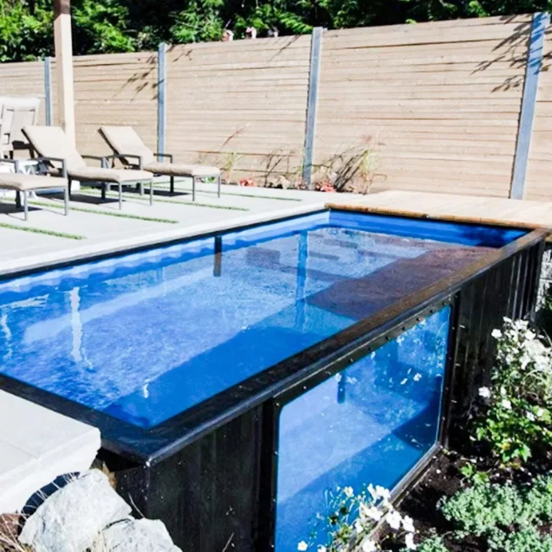 shipping container swimming pool