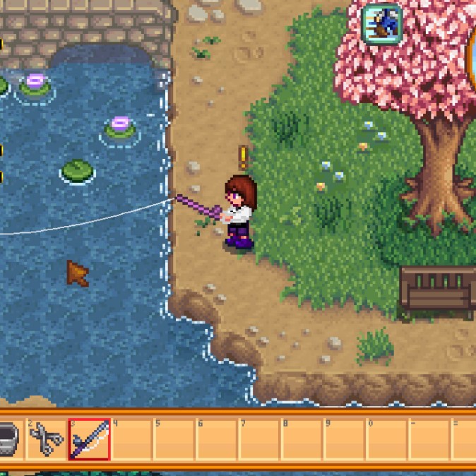 put bait on fishing rod stardew valley