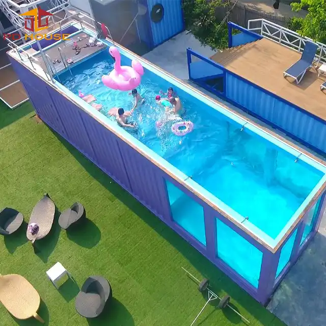 shipping container swimming pool