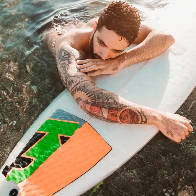 swimming after getting a tattoo