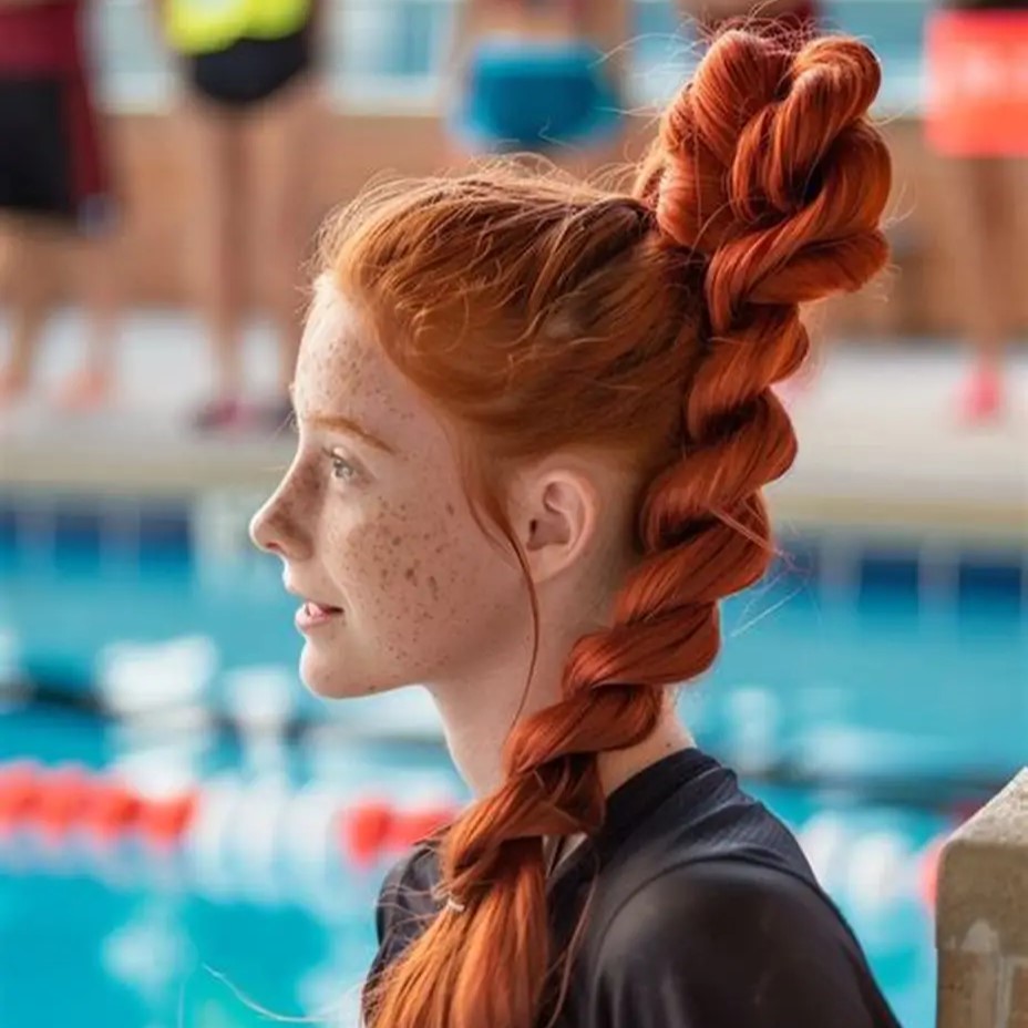 swimming hairstyles