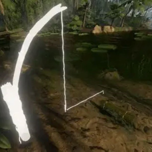 green hell fishing rod