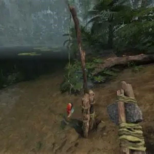 green hell fishing rod