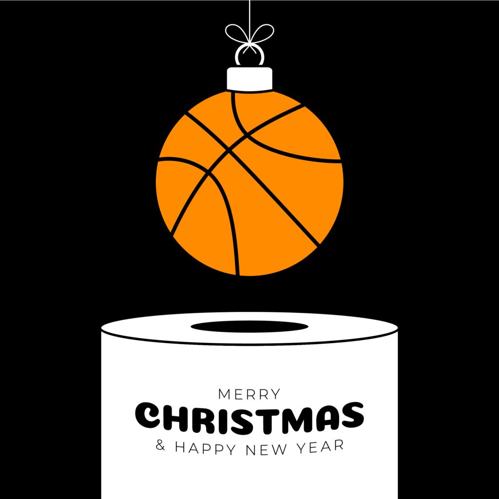merry christmas basketball