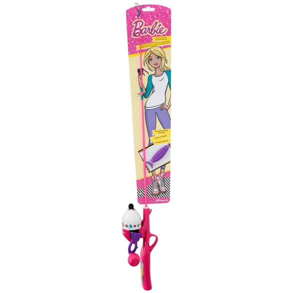 barbie fishing rod