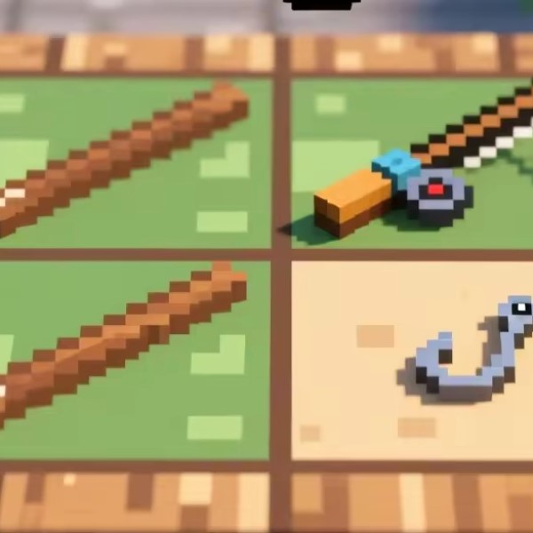 fishing rod minecraft recipe