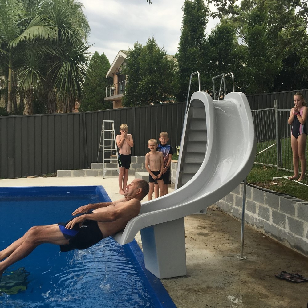 swimming pool slides