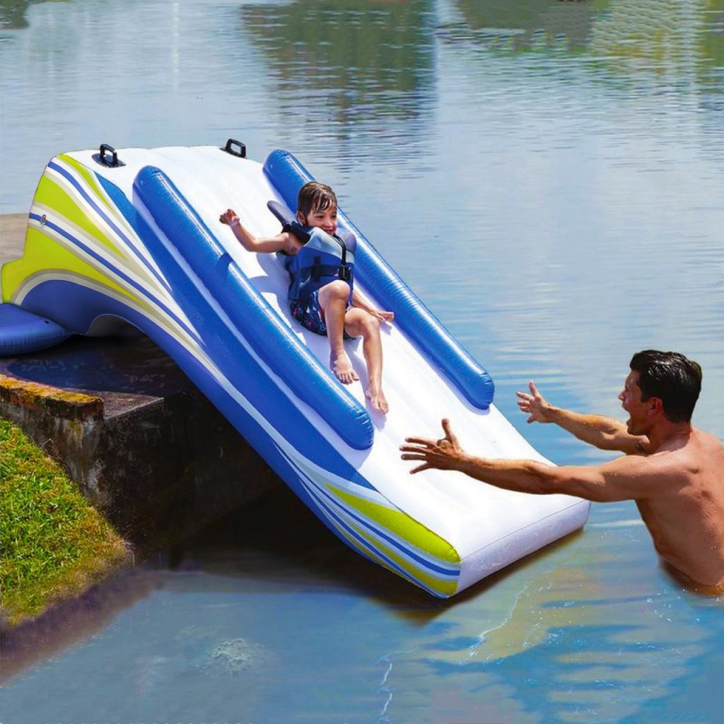swimming pool slide
