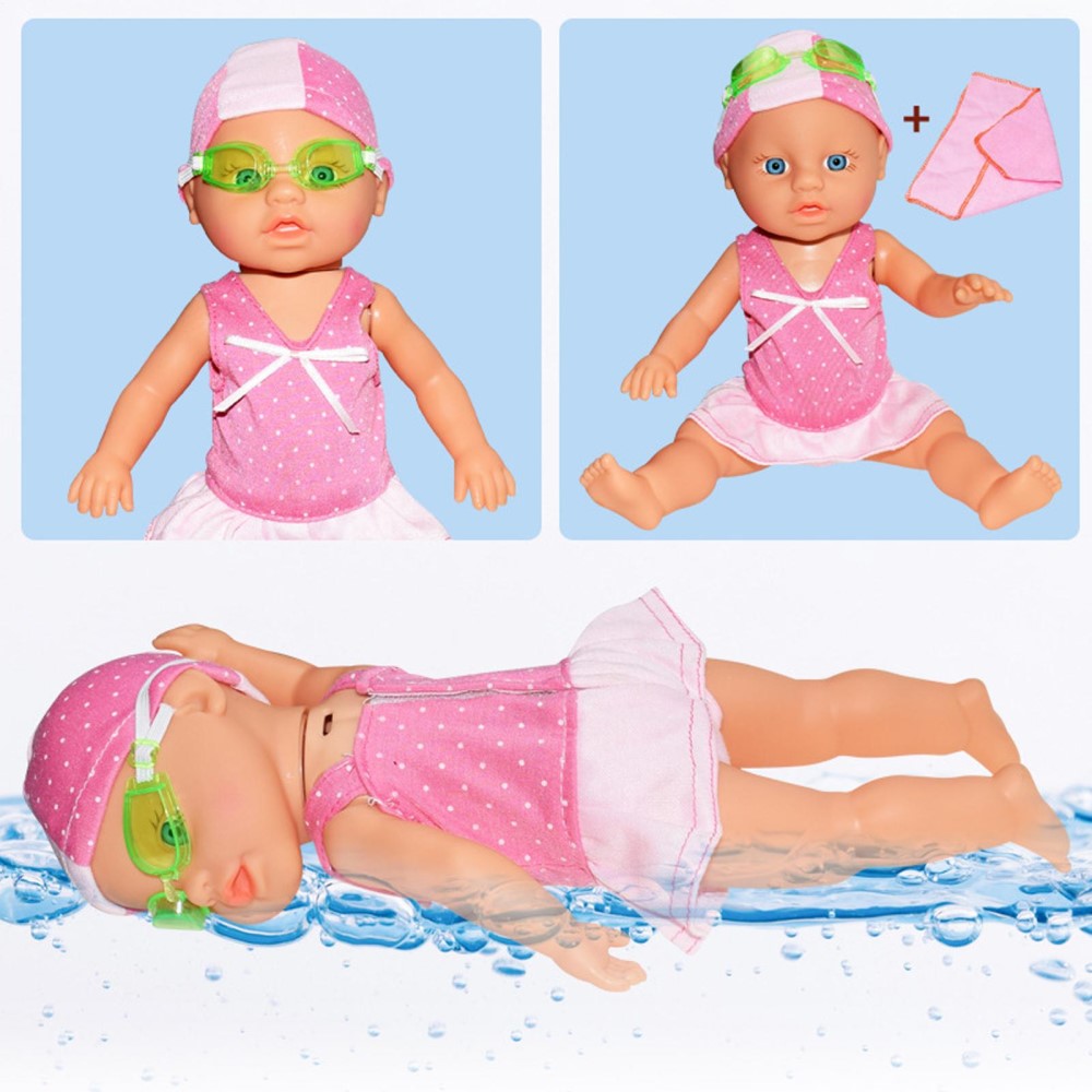 swimming baby doll