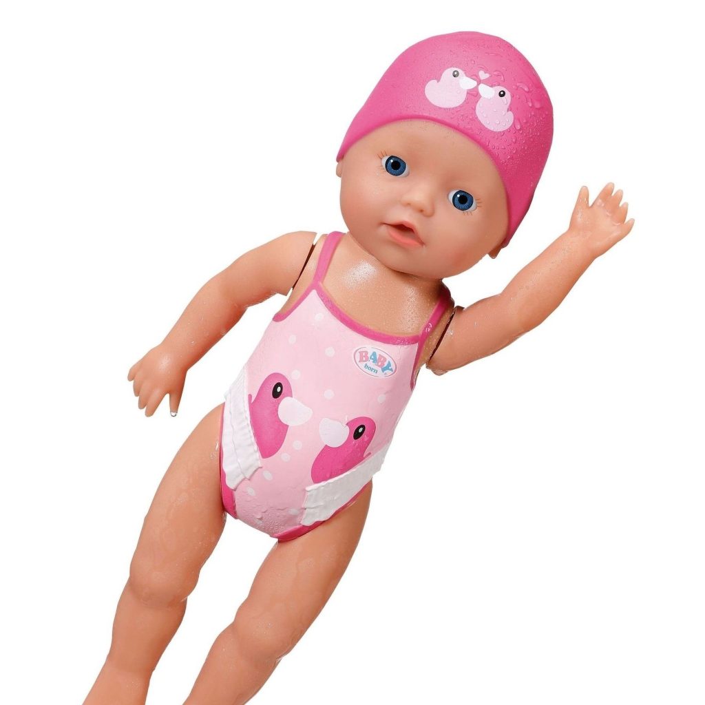 swimming baby doll