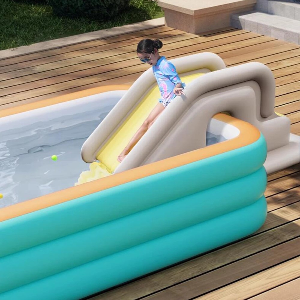 swimming pool slide