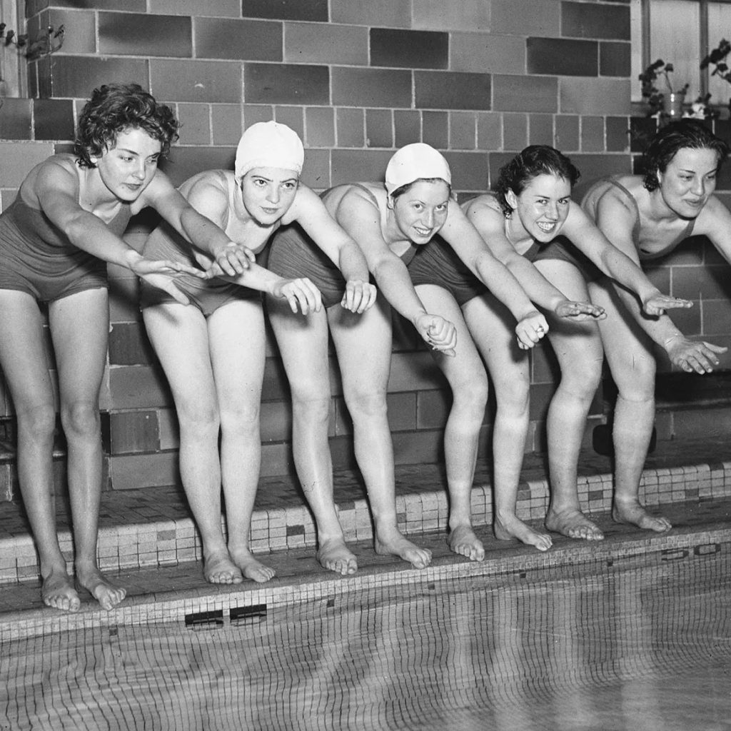 history of swimming
