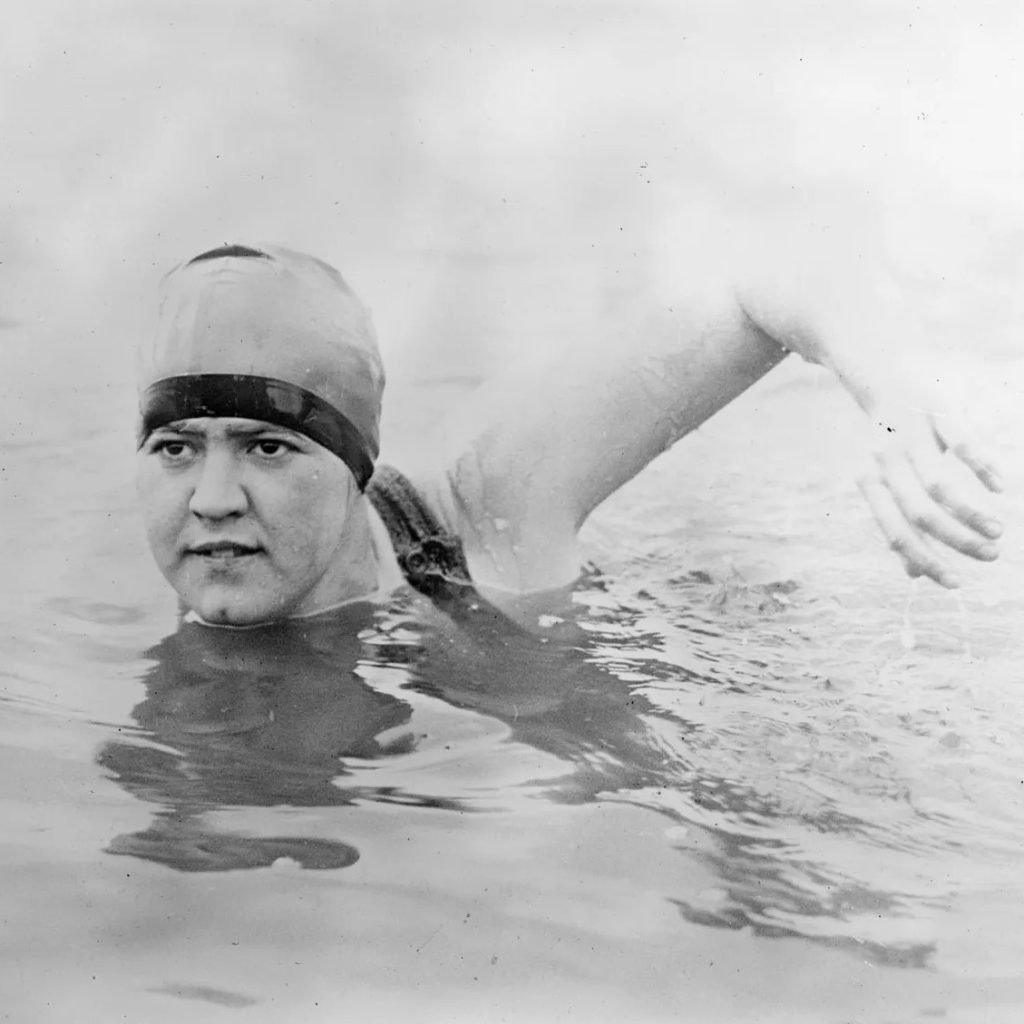 history of swimming