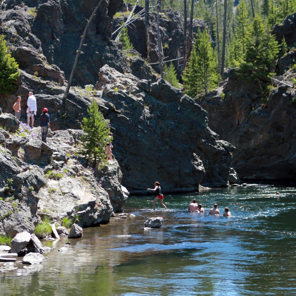 firehole river swimming area